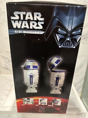 STARWARS R2-D2 wastebasket スターウォーズ Star Wars R2-D2 Wastebasket Trash Can 24 x 16 inch From Japan NEW