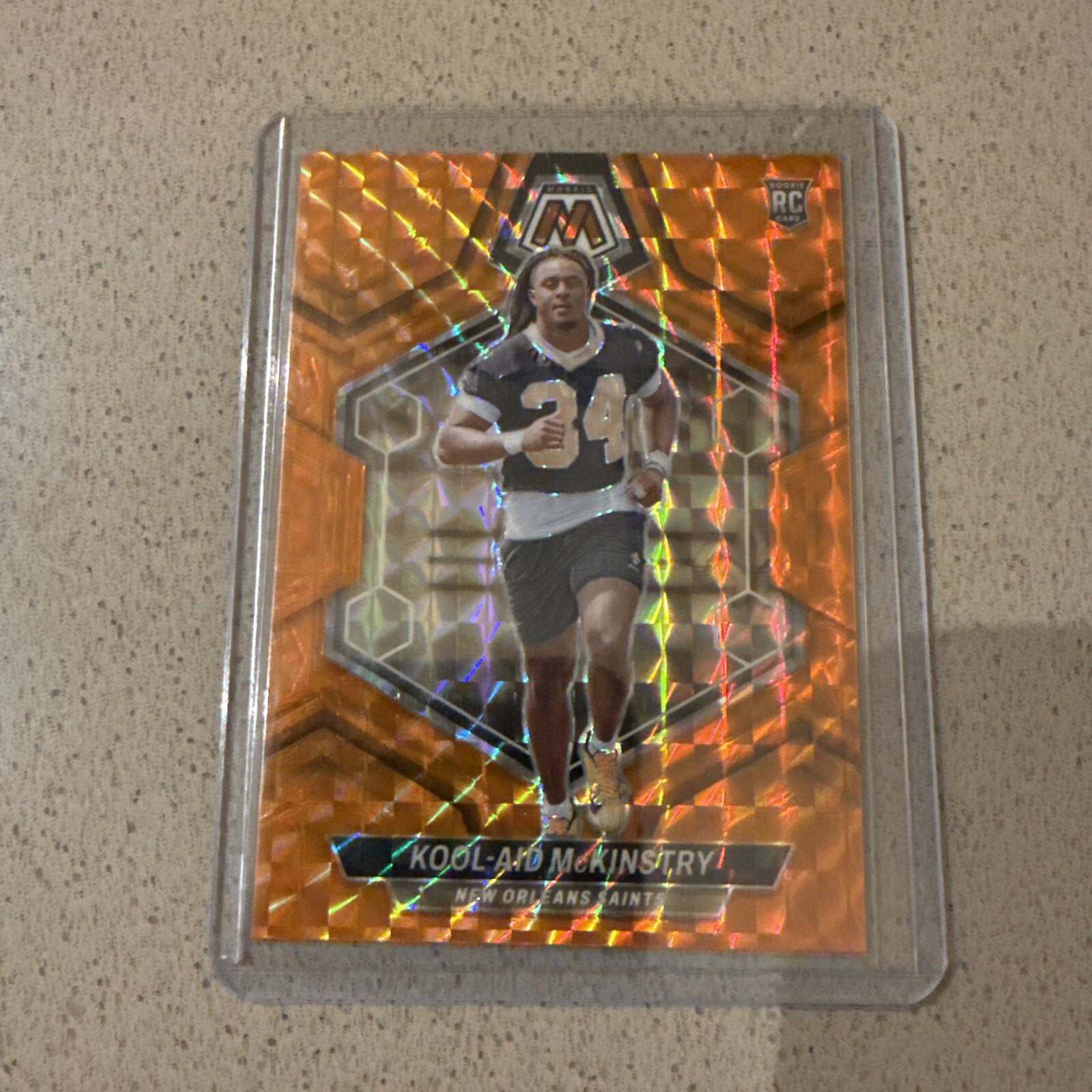 2024 Mosaic Football Kool-Aid McKinstry Orange Mosaic /199