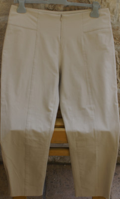 RAFFAELLO ROSSI Hose Mod. Sylvie 6/8 creme stretch Gr. 40 NEU NP 119,99  
