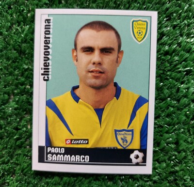 FIGURINE FOOTBALLERS PANINI 2006/07 CHIEVO VERONA N°100 SAMMARCO 2007 FOOTBALL  