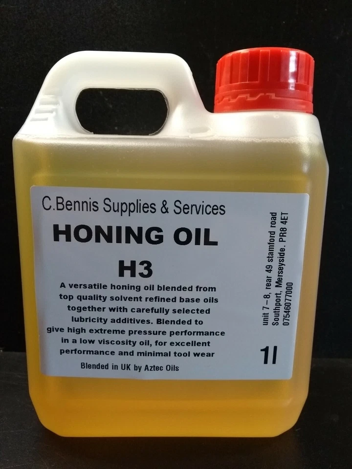 AZTEC OILS 1 LTR HIGHLY REFINED HONING OIL H3 CHISEL / KNIFE SHARPENING
