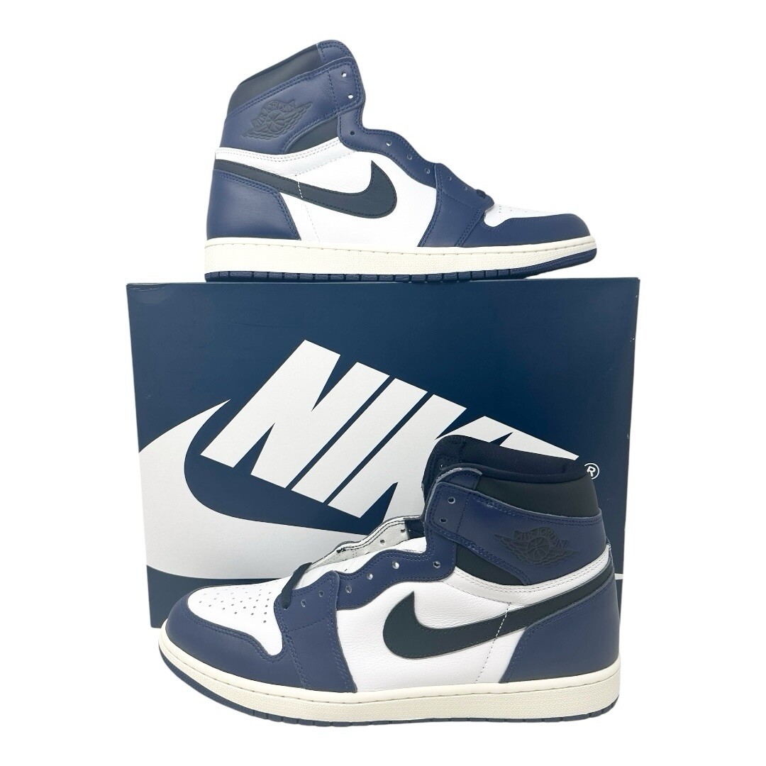 Air Jordan 1 Retro High OG Midnight Navy/Black/White/Sail Air Jordan 1 Retro High OG Midnight Navy/Black/White/Sail