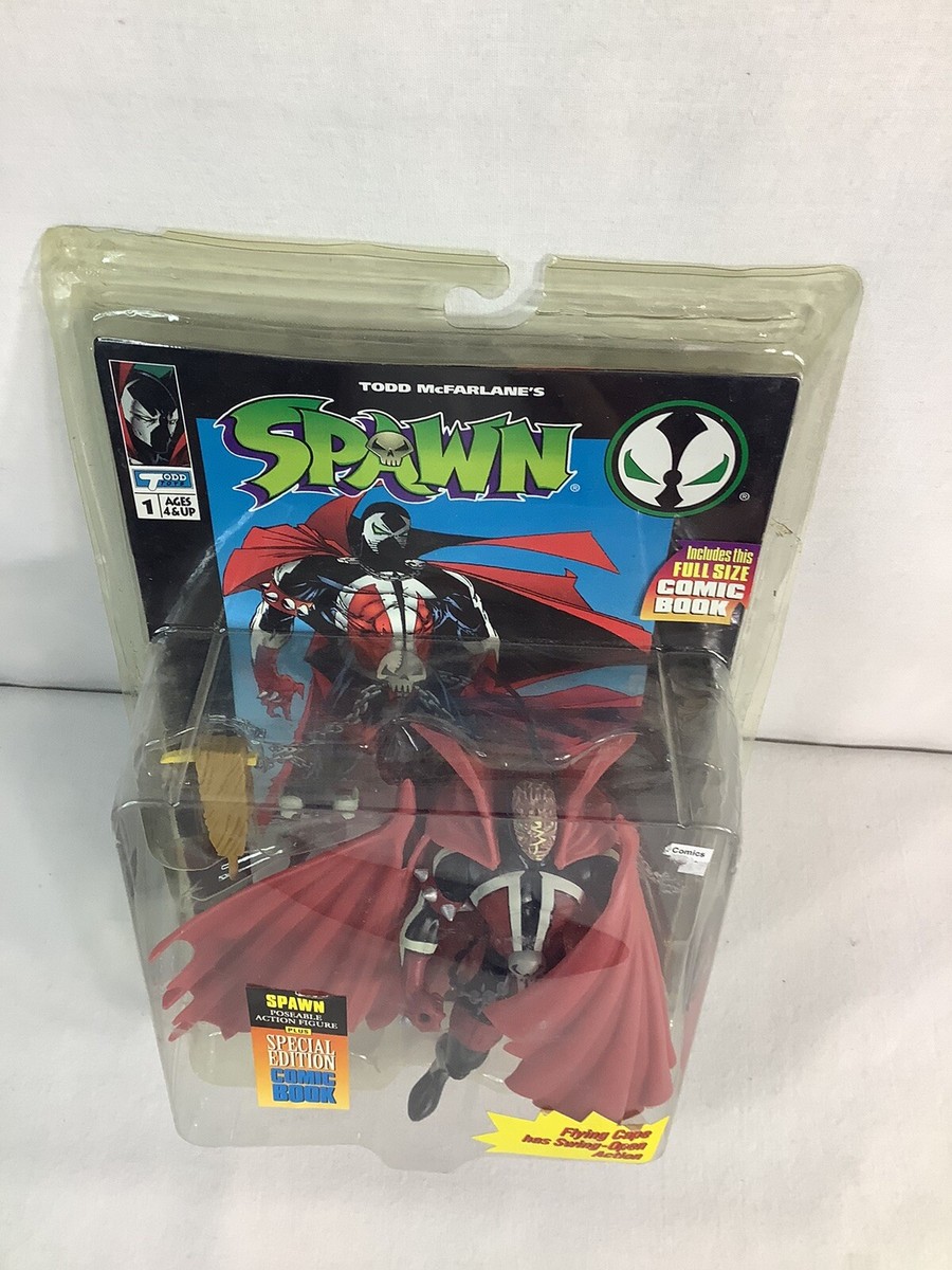McFarlane Spawn Special Edition Comic Book Action Figure Flying