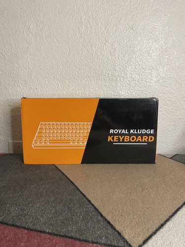 Royal Kludge RK68 Dual Mode Red Switch Mechanical Keyboard Ice Blue Backlight