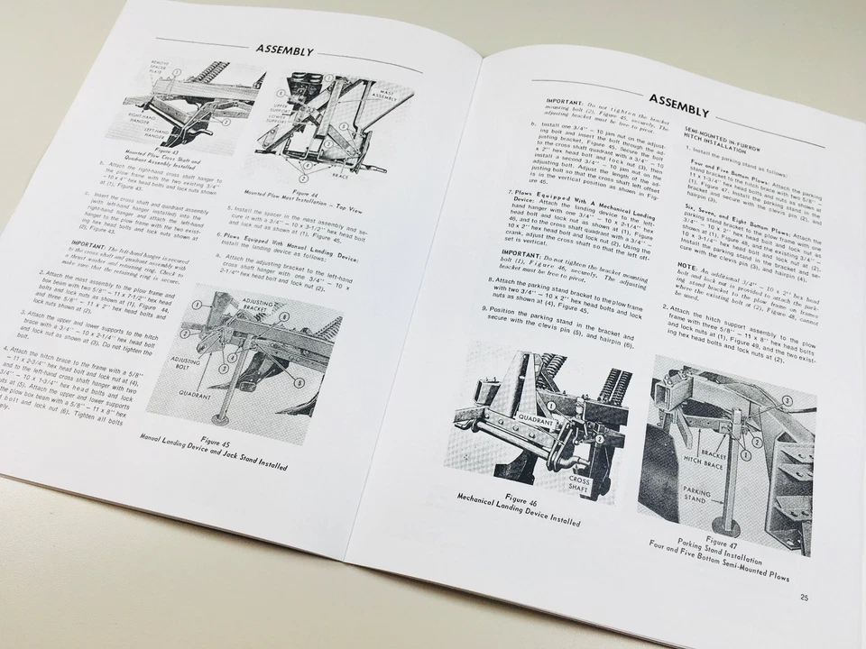 Ford Serie 142 Arado Operador Manual del Propietario Foto 4 de 4