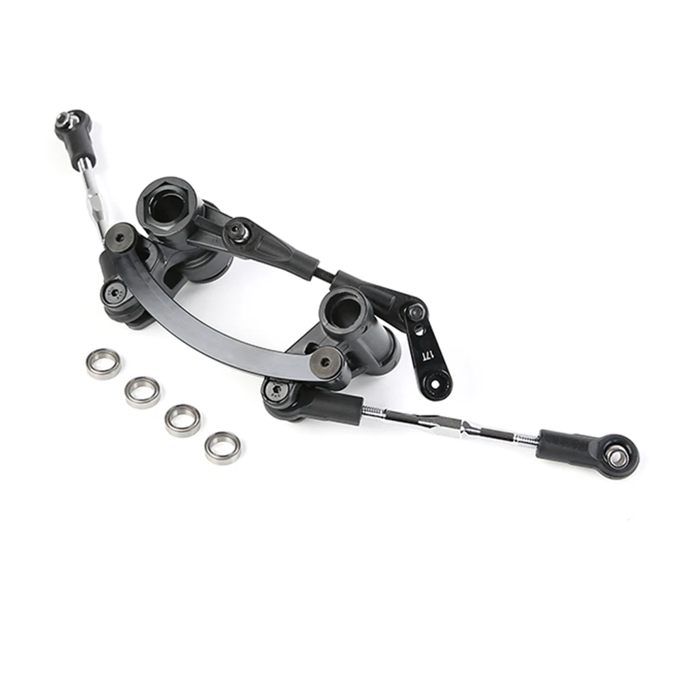 CNC-Metall-Schwenkhebel mit Lenkstangen Lenkungs für 1/5 Rovan Losi 5ive-T LT - Bild 3 von 4