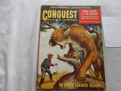 CONQUEST MAN'S TRUE ADVENTURES APRIL,1955 VOL.1 #1