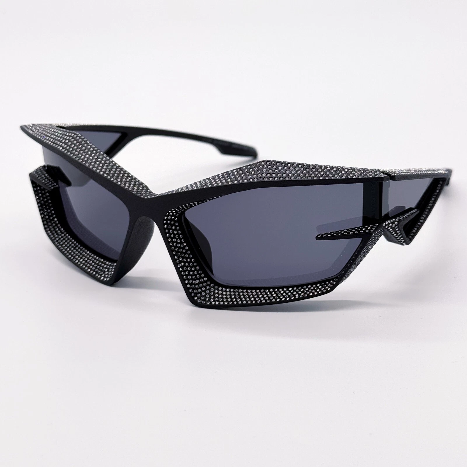 Givenchy — NEW GIVENCHY GV40082I 02A MATTE BLACK WITH STONES WOMEN SUNGLASSES GIVENCHY