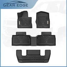 4PCS 3D Floor Mats for 2020-2025 Ford Explorer All Weather Car Protection Liners