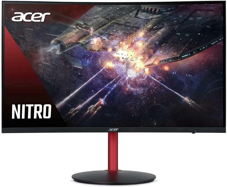 Acer Nitro 27" Curved Zero Frame HD Gaming Monitor AMD Radeon FreeSync 165Hz - Image 2 of 4
