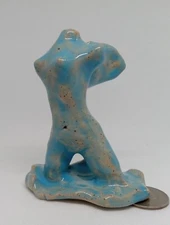 "Victoria 4" - Clay sculpture, hand made. Fired to Cone 5. Signed and glazed. 