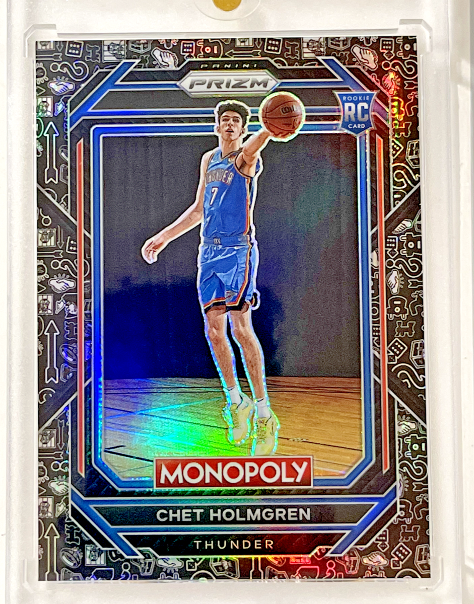 2022-23 Panini Prizm Monopoly Chet Holmgren Black Icons SSP Rookie