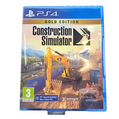 Construction Simulator PS4 Gold Edition Playstation Spiele Bagger Baumaschinen B