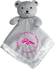 NFL Denver Broncos Baby Security Bear Blanket - Pink Logo