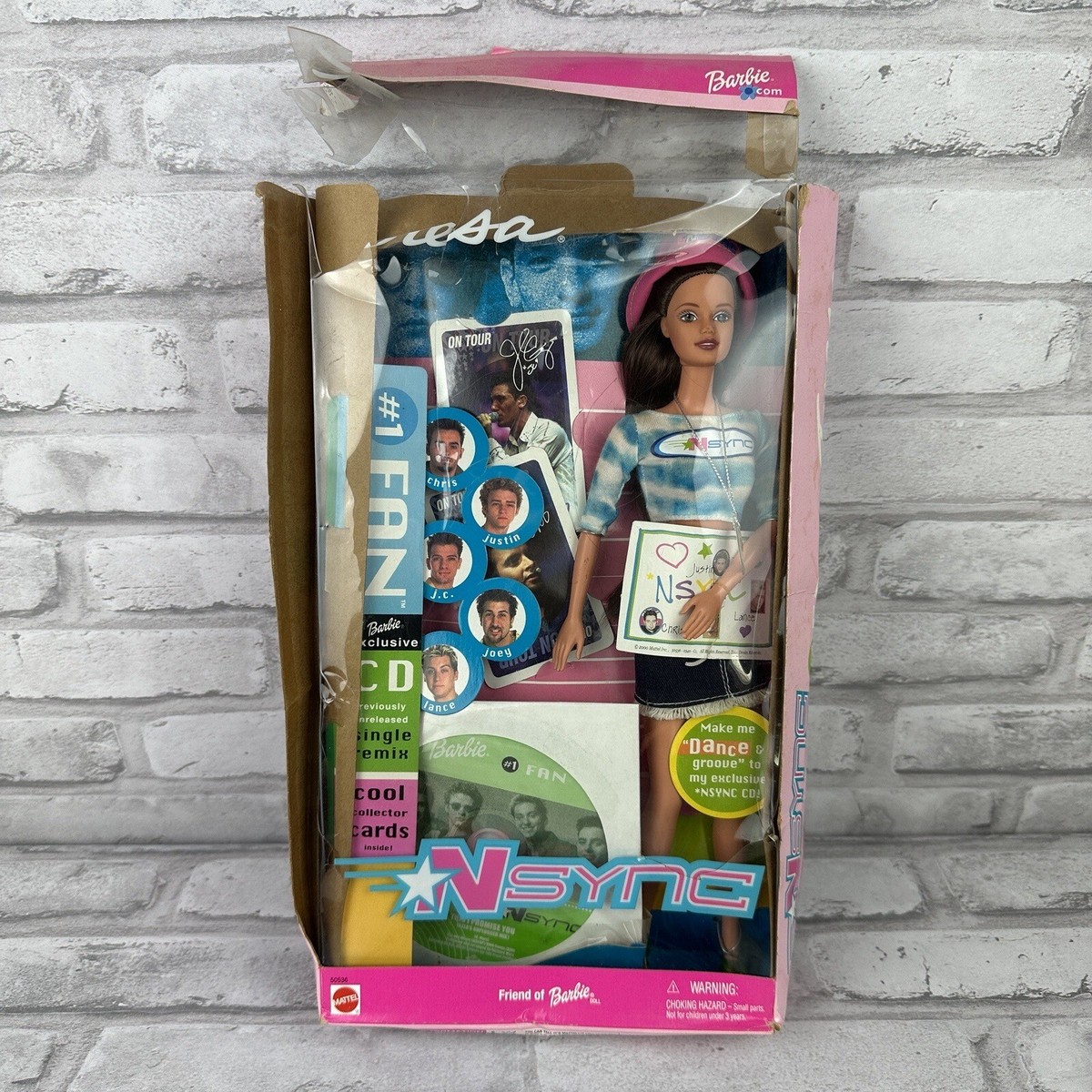 Teresa NSync Barbie Doll 2000 Mattel #50536 NRFB Brunette Fashion