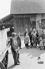 WW2 WWII Photo World War Two / French Soldiers in Germany in 1945 3rd French