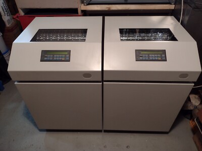 Two IBM 6400 Line Matrix Printers - Models 6400-i10 and 6400-i05 | eBay
