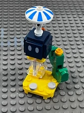 LEGO Super Mario Series 3 Parachute Bob-omb Figure Complete Minifigure Set