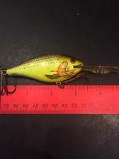 Rapala Risto Rap #8 Hot Mustard Suspend Dots Added