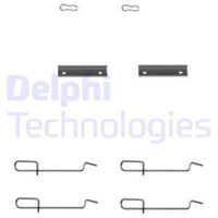 Delphi ZubehöRsatz Scheibenbremsbelag Hinten FüR Peugeot 206 CC 106 II LX0142