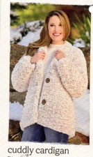 CUDDLY CARDIGAN KNITTING PATTERN