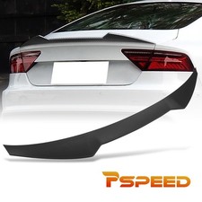 For Audi A7 S7 Rs7 2012-2018 Matte Black Pp Rear Lid Spoiler Wing V-style For Audi A7 S7 Rs7 2012-2018 Matte Black Pp Rear Lid Spoiler Wing V-style