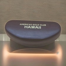 Maui Jim Brown Faux Leather Hard Shell Sunglasses Case Black Velvet Lining