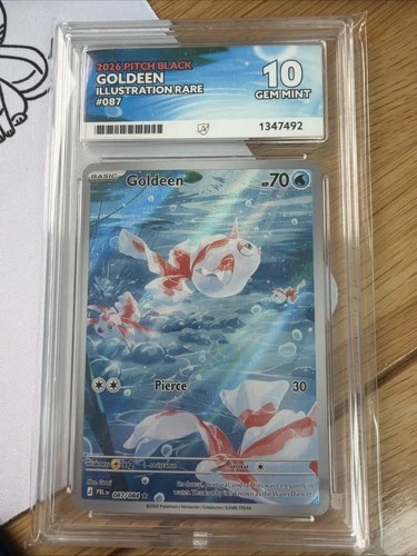 087/084 Goldeen Illustration Rare Pitch Black Pokémon Tcg Ace 10