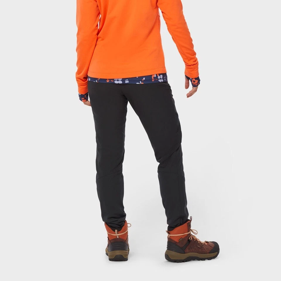 Pantalones de vellón AKHG Boundary Line para mujer, tela elástica en 4 vías, 2 bolsillos con cremallera Foto 3 de 4