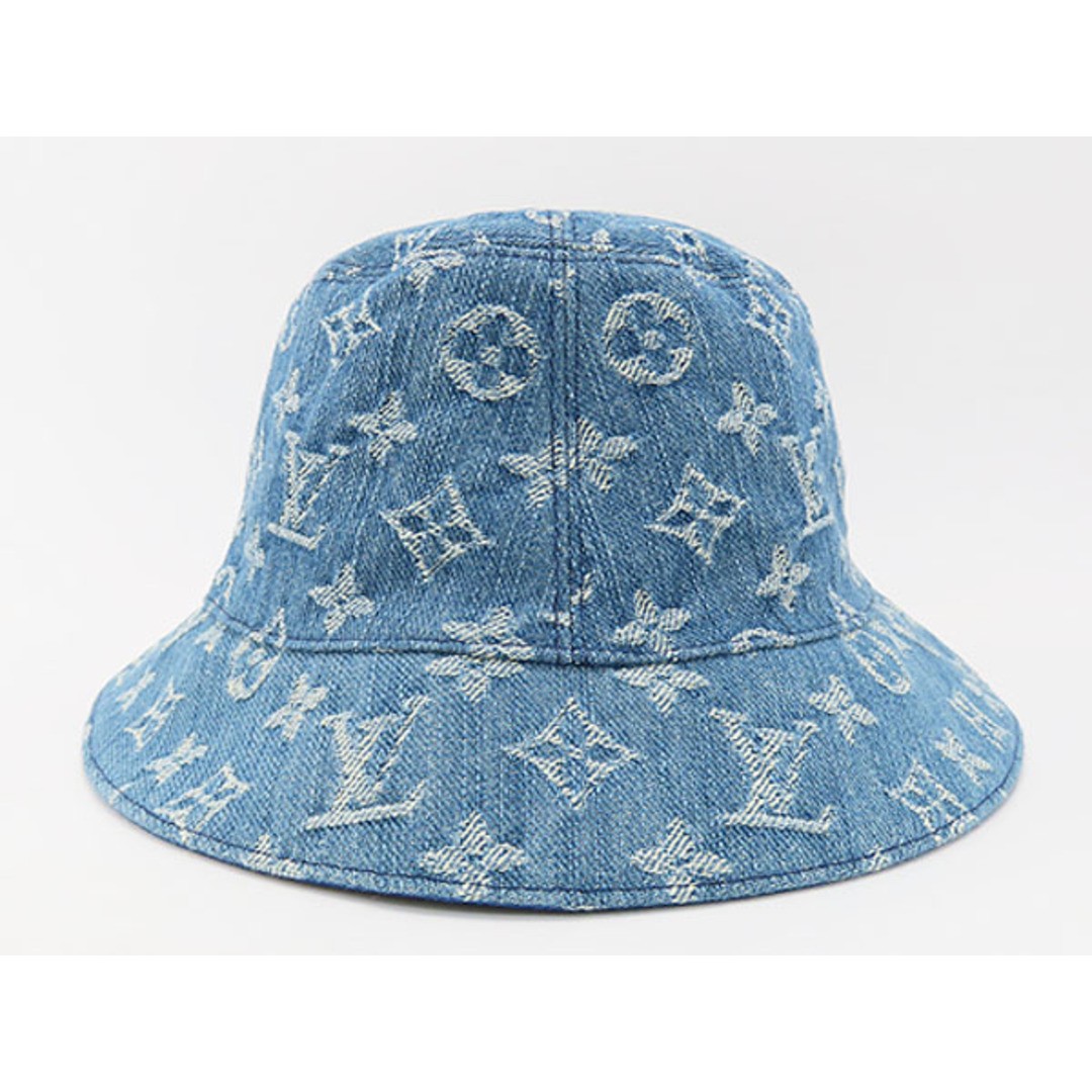 Louis Vuitton Denim Monogram Essential Reversible Bucket Hat Blue Men's Auth