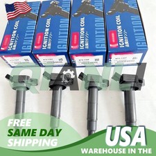 4pcs 90919-02244 673-1307 Denso Ignition Coils For 2001-2008 Toyota Rav4 2.4l L4 4pcs 90919-02244 673-1307 Denso Ignition Coils For 2001-2008 Toyota Rav4 2.4l L4