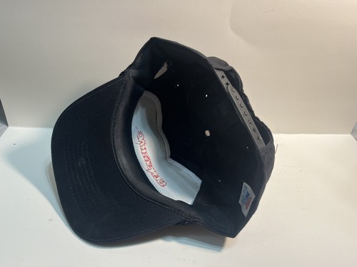 Vintage SensaTrac Napa KC Black Baseball Cap Hat Adjustable Snap Back 498 - Picture 7 of 8