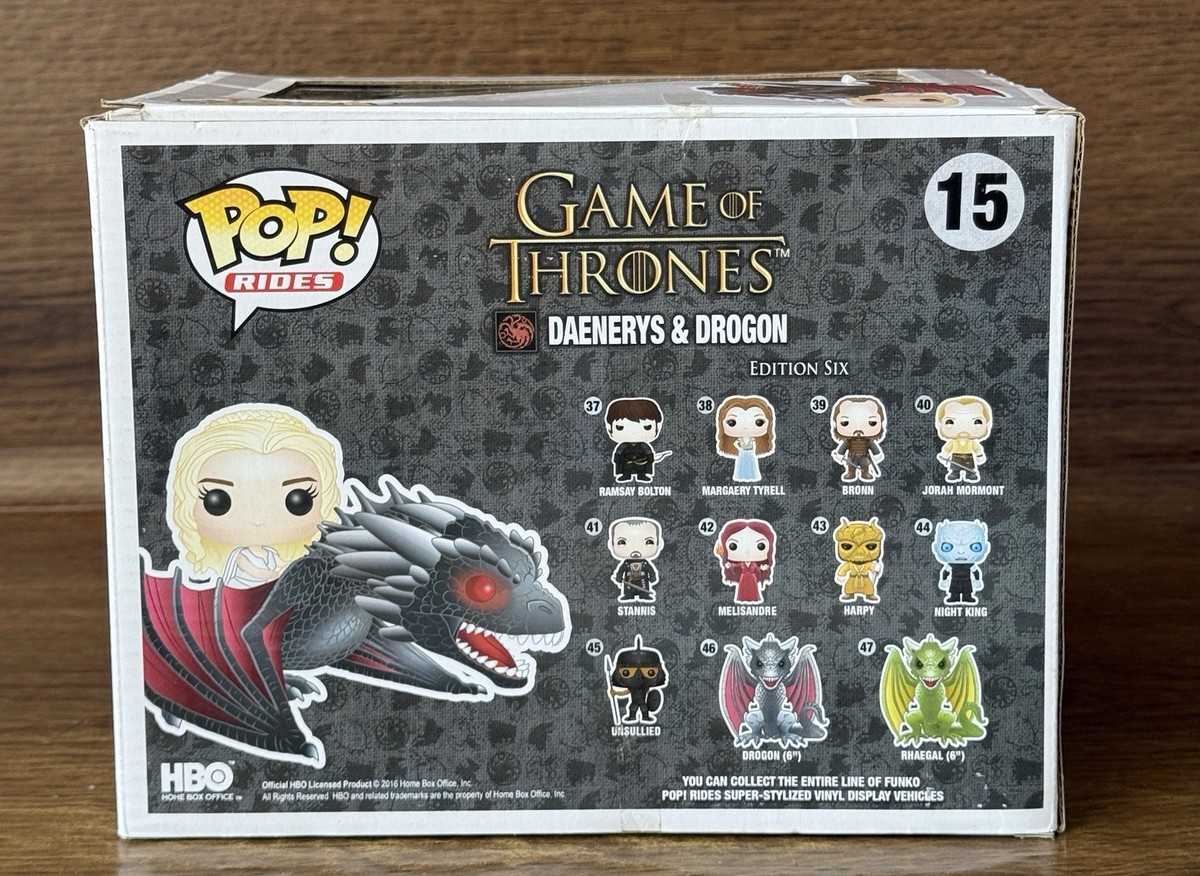 SF・ファンタジー・ホラー Funko POP! Rides Daenerys & Drogon No.15 Amazon.com: POP Rides: Game of Thrones - Daenerys On Fiery