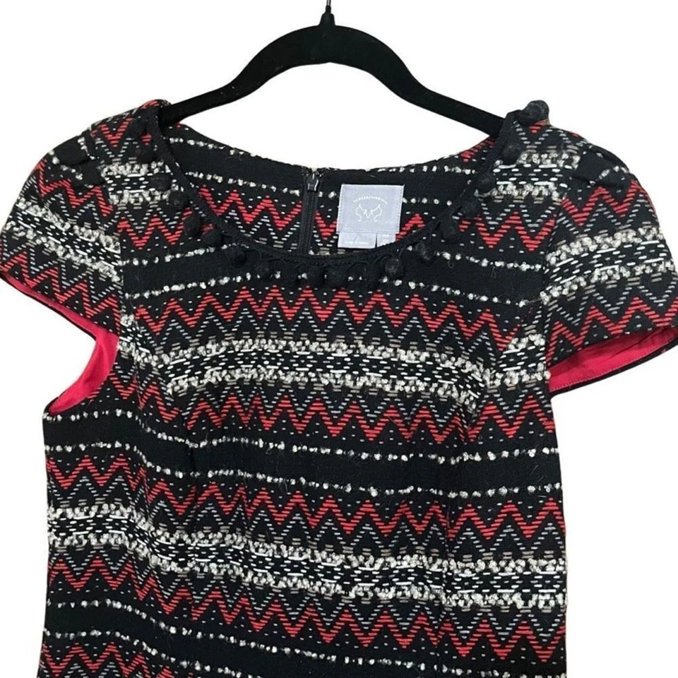 Vestido túnica Anthropologie Vanessa Virginia Jinete manta pom borla talla múltiple 4 Foto 3 de 4