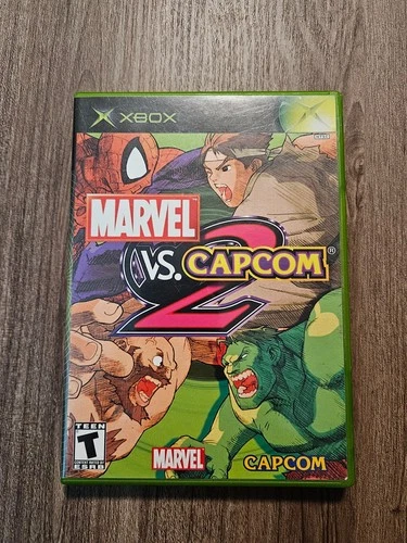 Marvel vs Capcom 2 (Microsoft Xbox, 2003) Complete in Box CIB w/ Manual