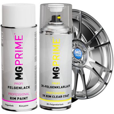 Felgenlack Silber Metallic 2K Felgenklarlack glänzend Spraydose 400ml