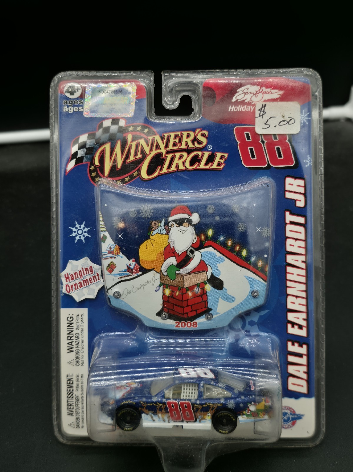 Winner's Circle #88 Dale Earnhardt Jr Chevy Christmas Ornament 1:64 Scale Car