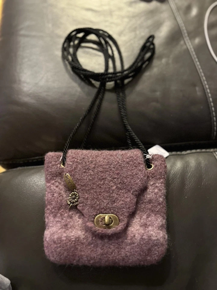 Bolso bandolera de lana hervida  Foto 2 de 4