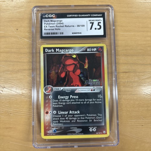 Dark Magcargo graded CGC 7.5 for sale on eBay