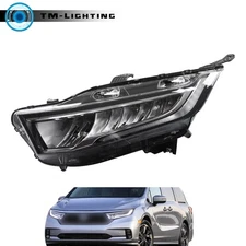 For 2021-2024 Honda Odyssey EX/EX-L/Touring/Elite Headlight LED Left Side Chrome
