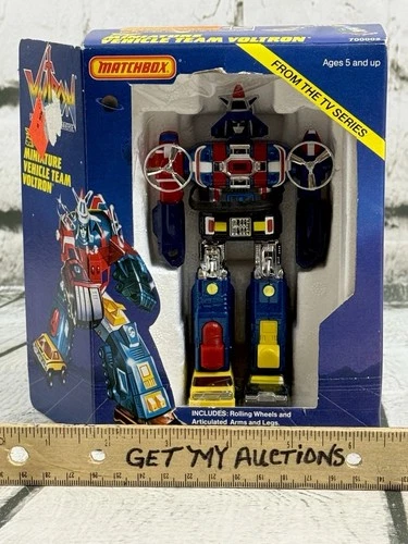 1985 MATCHBOX VOLTRON Miniature Warrior Space Robot Die-Cast Toy w/Box NEW ~READ