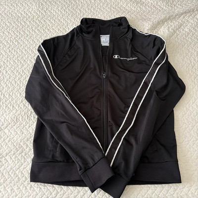 Champion Authentic Athleticwear Men's Full Zip Track Jacket Black M
