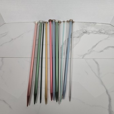 Lot Of 12 Vintage Knitting Needles BOYE 