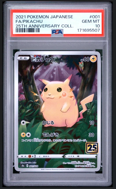 25+ Pikachu 001/028 S8a: 25th Anniversary Collection for sale