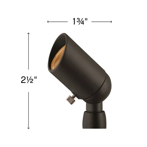 Hinkley Lighting H1530 Bronze 12V 20W Die-Cast Aluminum Uplighting Spotlight - Picture 2 of 3