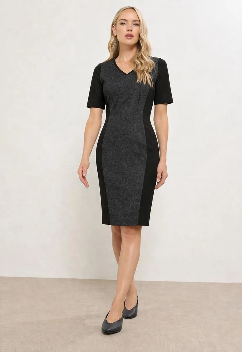 lace top evening dress Plus Size A-Line Split Round Neck Evening Dress for Formal Events