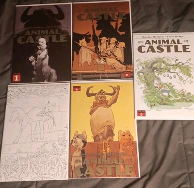 Animal Castle #1-5 Complete Set Ablaze Comics ALL VARIANTS 10 book lot NM+