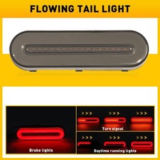 2pcs 4 Inch Round 24 Led Reverse Lights Backup Tail Trailer Truck Clear Lens 12v