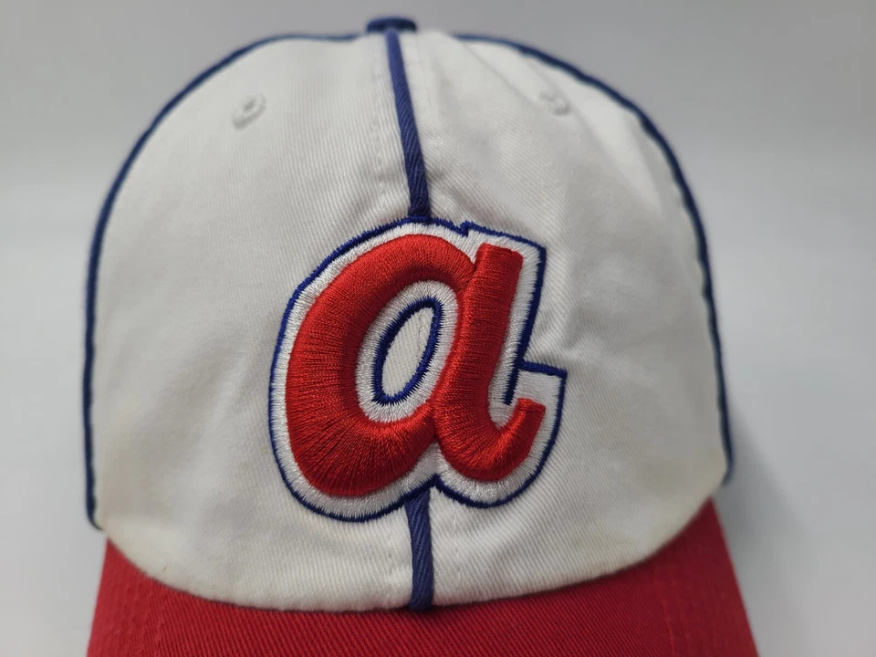 Atlanta Braves Twins Enterprise Franchise Cooperstown Fitted XL Hat Cap MLB RWB - Image 4 of 4