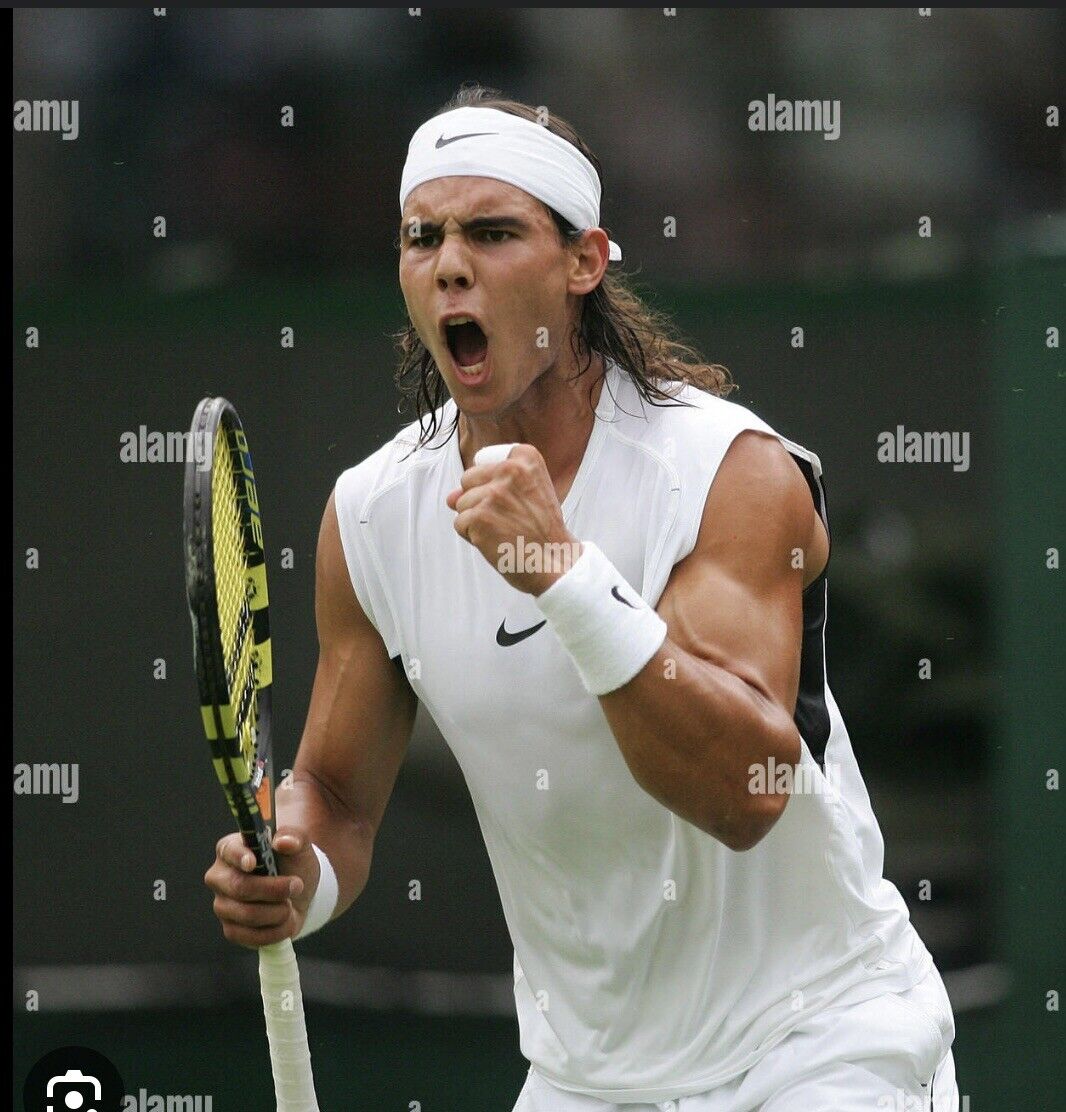 Nike Rafa Nadal 2006 Wimbledon Sleeveless Tennis Shirt Crew Nike Rafa Nadal 2006 Wimbledon Sleeveless Tennis Shirt Crew